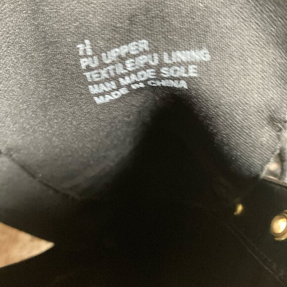 Express Faux Leather High Heel Ankle Boots Size 7.5 LIKE NEW Biker Date Night - Picture 6 of 6